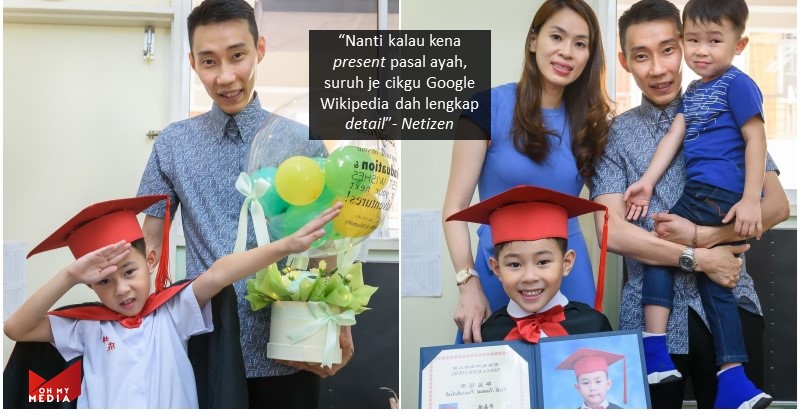 Bayangkan Beritahu Kawan2 Yang Bapa Kau Lee Chong Wei Anak Lcw Tamat Tadika