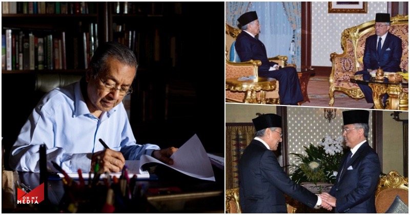 Dr Mahathir hantar surat letak jawatan kepada Agong