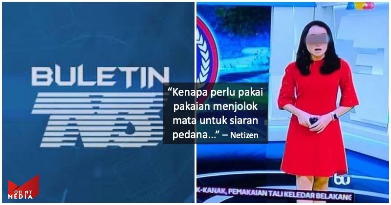 Pembaca berita pakai skirt atas lutut, netizen minta TV3 sensitif isu