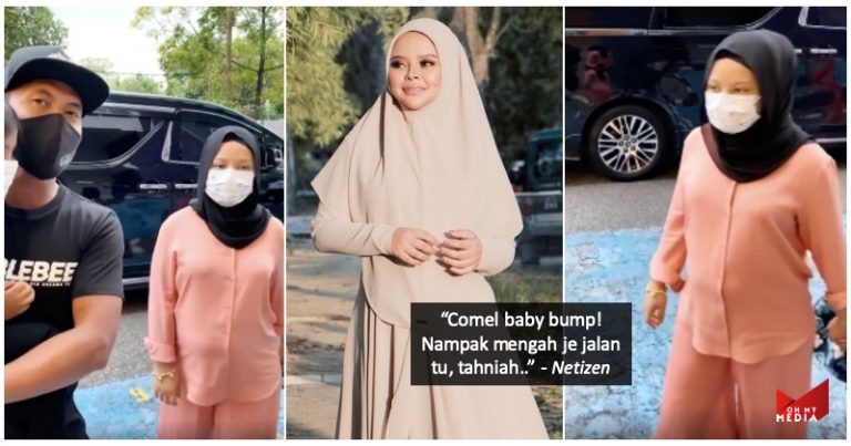 "Dah nampak perut tu.." - Netizen spekulasi Siti Sarah hamil?