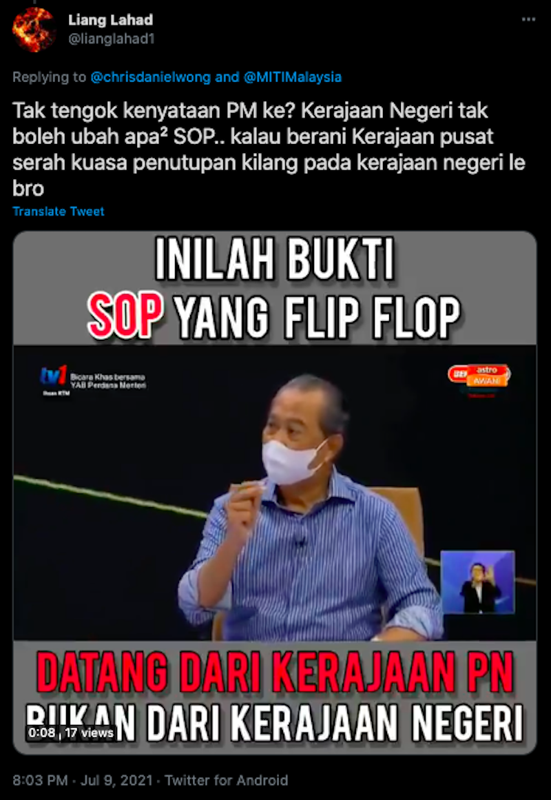 Soal tutup kilang, kuasa di bawah kerajaan negeri atau pusat?