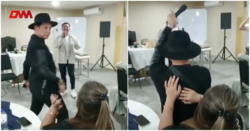 Sakan menari atas riba wanita, netizen minta Roslan Shah ingat kejadian ‘pitam’
