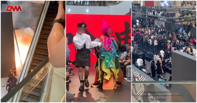 Pentas Pavilion KL ‘meletup’ ketika fashion show, netizen anggap teguran Allah