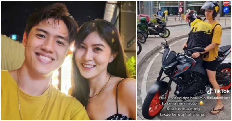 Mengaku tiada kereta, Elizabeth Tan tak kisah ‘merempit’ bersama suami