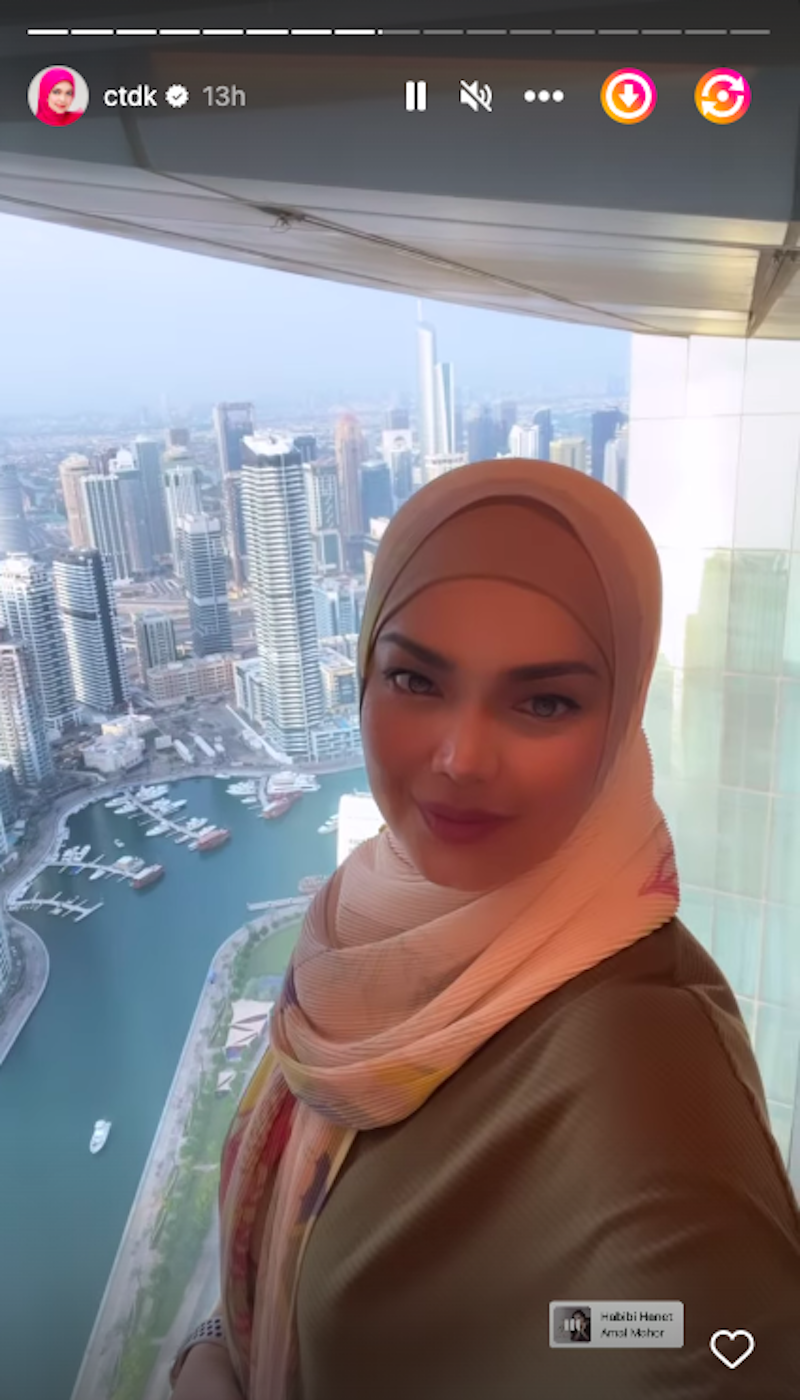 Netizen tergamam Tokti beli rumah mewah pertama di Dubai -"Alhamdulilah,  rezeki dia!"