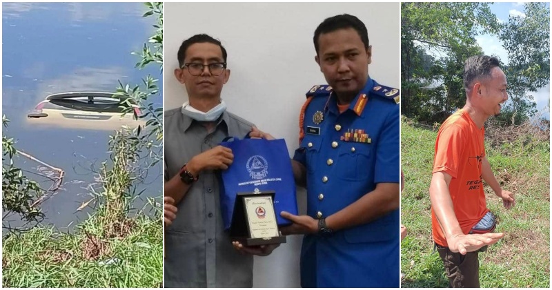 Selamatkan nyawa 3 individu dalam tasik, lelaki dapat penghargaan APM Johor