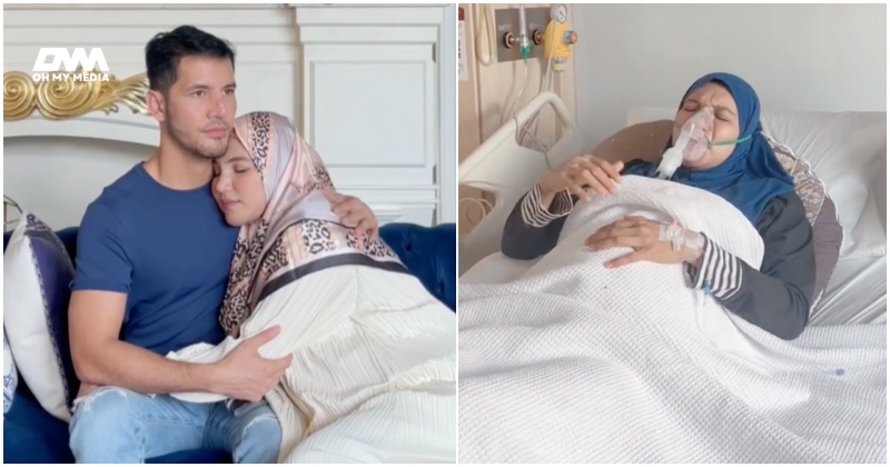Sarat hamil lapan bulan, isteri Aliff Syukri masuk hospital akibat jangkitan kuman