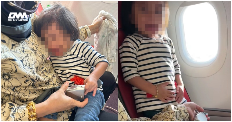 Puas pujuk anak menangis! Lelaki dakwa kapten ‘ugut’ halau keluar pesawat