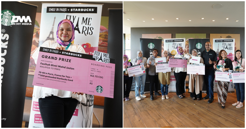 Berkat beli ‘tumbler’ Starbucks, wanita ini menang percutian 7 hari 4 malam ke Paris!