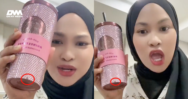 Baru beli sehari, wanita kecewa ‘Rhinestones’ tumbler Lisa BLACKPINK dah tercabut