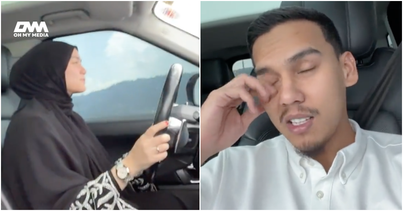 Kongsi video isteri pandukan kereta, netizen minta MK & pasangan pakai ‘seat belt’