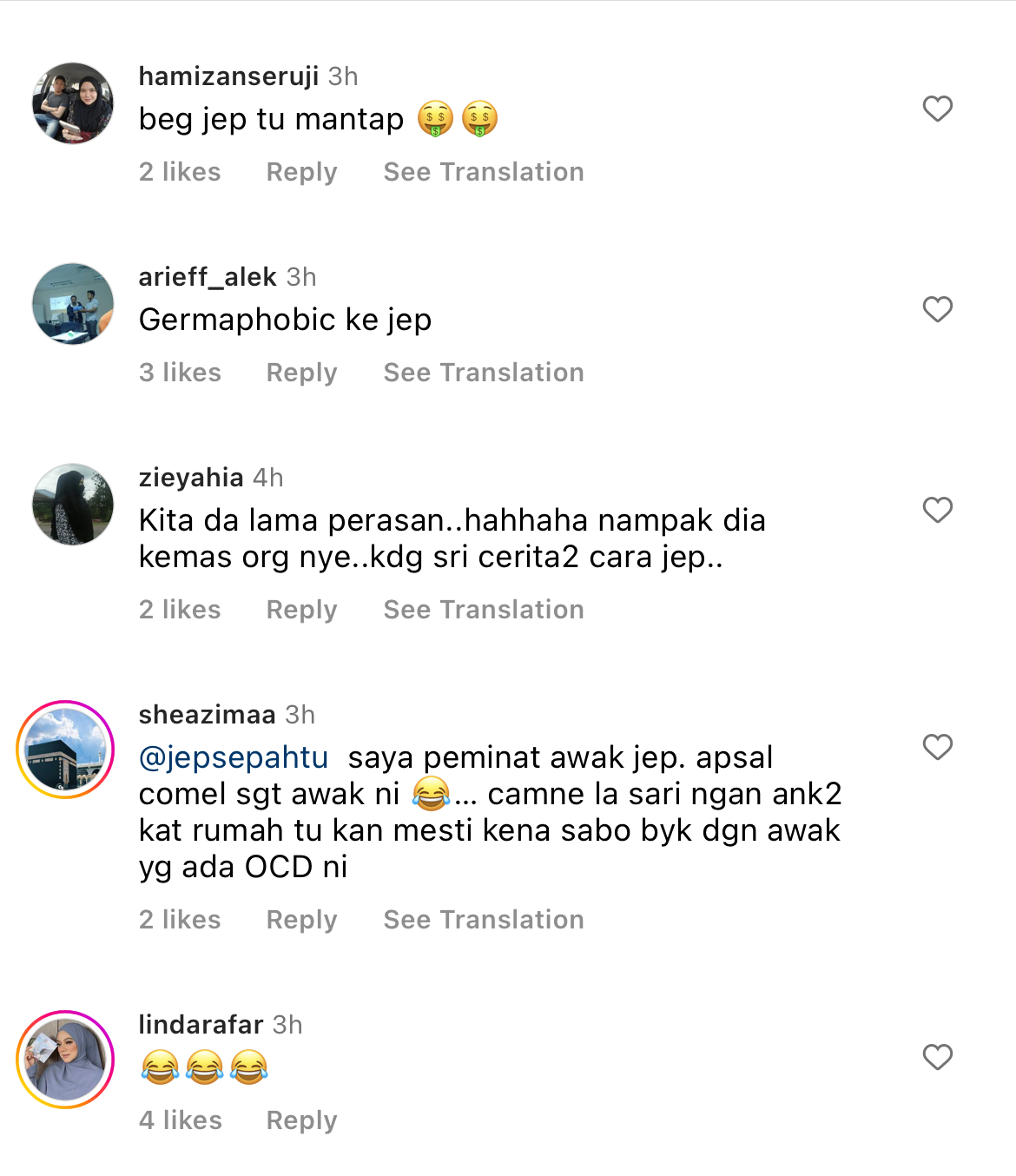 Makan Karipap Pakai Sarung Tangan , Jep Mengaku Ada OCD Walau Muka