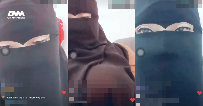 Ramai suami orang! TikToker berselindung disebalik niqab, belanja ‘buah ranum’