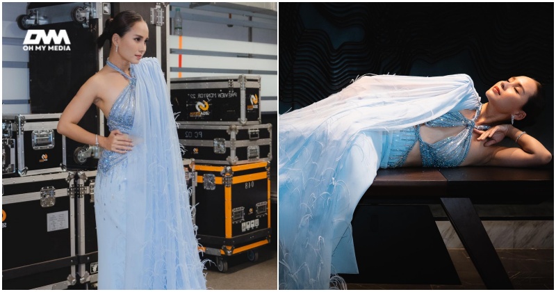 Tampil seksi dengan gaun direka khas, Jasmine Suraya rasa macam ‘Bollywood princess’