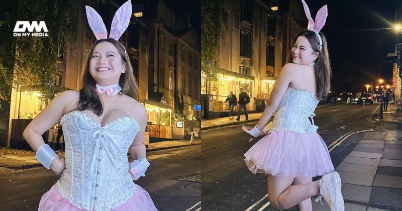 Leona buat perangai lagi! Pakai kostum ‘bunny’ siap pakej seksi belanja netizen