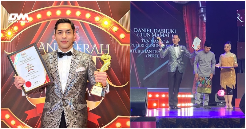 Danial Dashuki raih trofi Pelakon Lelaki Terbaik di Anugerah Teater Malaysia 2023