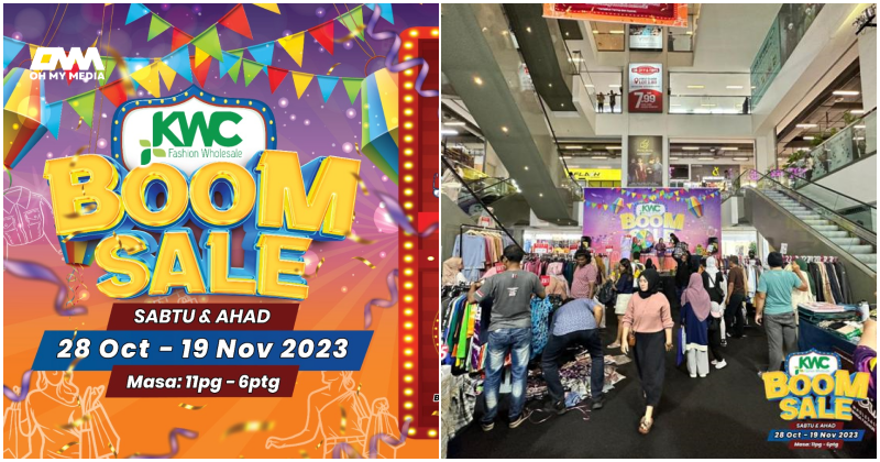 KWC Boom Sale tawar aktiviti & hadiah menarik, jualan serendah RM50 ke bawah!