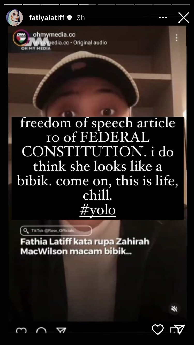 Fathia Latiff Zahirah Macwilson