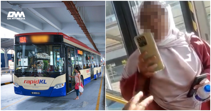 Berang bas lambat buka pintu, wanita mahu lapor orang atasan! Tapi netizen ‘backup’ pemandu