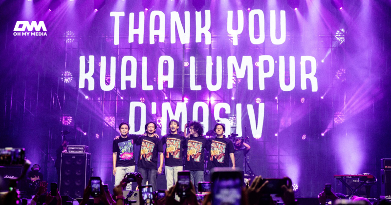 Konsert D’Masiv Cinta Sampai Di Kuala Lumpur berjaya buat peminat ‘galau’