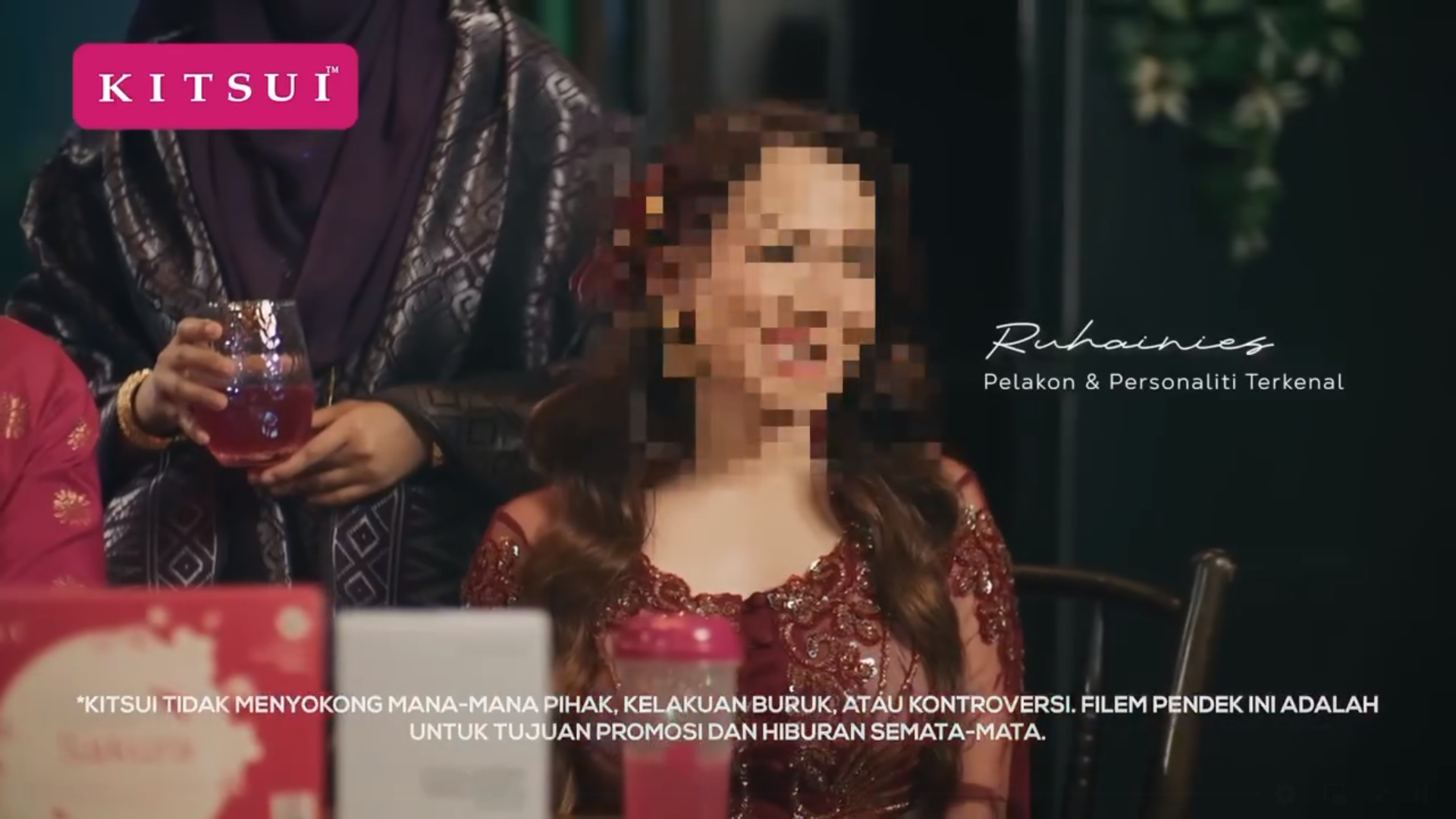 Tak sokong kelakuan buruk, produk kecantikan kaburkan muka Ruhainies dalam iklan 11