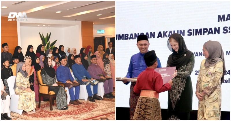 Sultanah Kelantan kurnia sumbangan akaun Simpan SSPN kepada pelajar asnaf