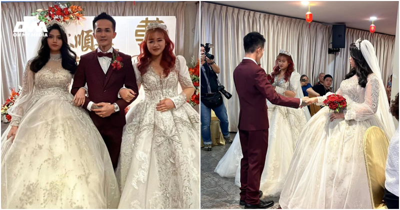 Kahwini dua wanita serentak, pernikahan tauke Mi Kolok di Sarawak curi perhatian