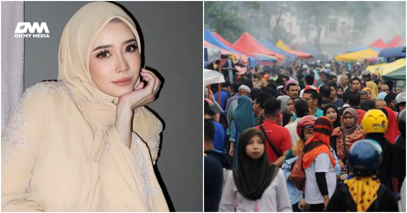 Fatin Afeefa bersuara, ibu bapa ada hak bawa anak kecil pergi bazar Ramadan