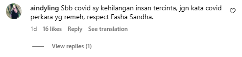 Senaraikan kenalan yang 'contact' ketika sakit, netizen anggap Fasha Sandha tak matang 20