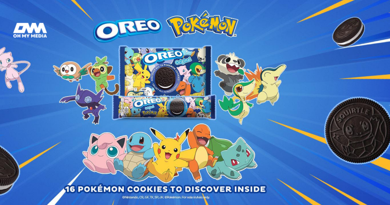 Kumpulkan kesemuanya! OREO lancar koleksi biskut bertemakan Pokémon