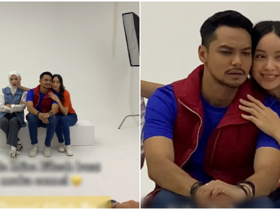 Syafiq Kyle & Tracie Sinidol gayakan 'pose' berlaga pipi