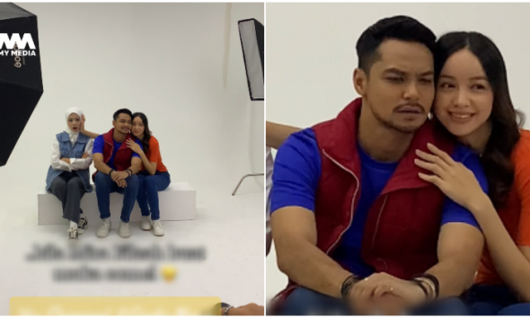 Syafiq Kyle & Tracie Sinidol gayakan 'pose' berlaga pipi