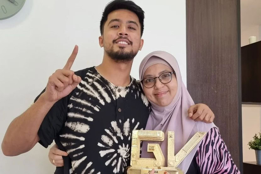 aliff aziz ucap terima kasih