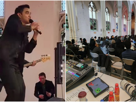 Alif Satar buat konsert dalam gereja