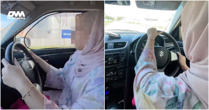 Wanita semangat belajar memandu, tekad dapatkan lesen sebelum Aliff Aziz
