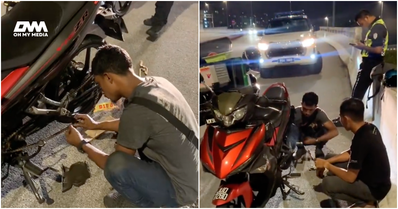 Lelaki bantu baiki motor pelanggan sebelum sambut ‘birthday’ anak raih pujian ramai