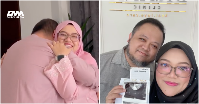 Hadiah ‘anniversary’ terindah, wanita hamil selepas 16 tahun berkahwin