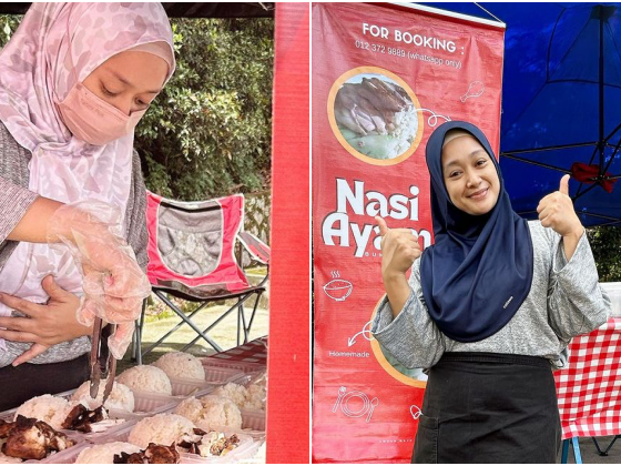 Faye Kusairi tak malu jual nasi ayam