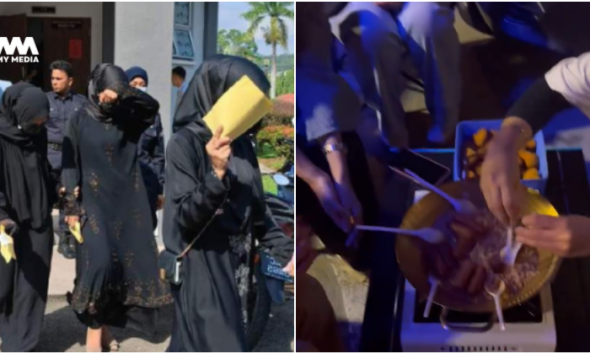 Tular masak di stesen minyak