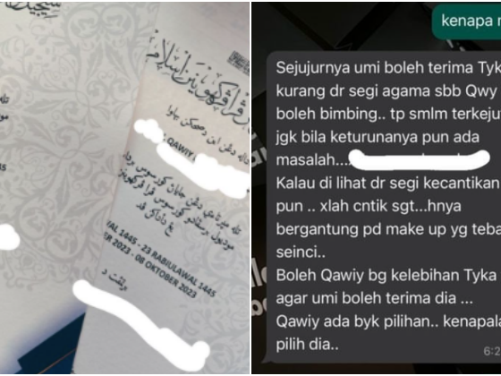 bekas kekasih dakwa ibu influencer