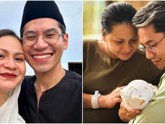 Sharifah Amani timang bayi lelaki