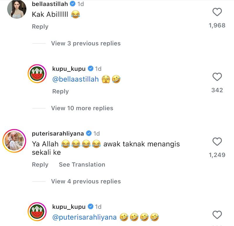 Macam pernah lihat? Nabila Huda berlakon babak depan kamera, cakap lembut2 10