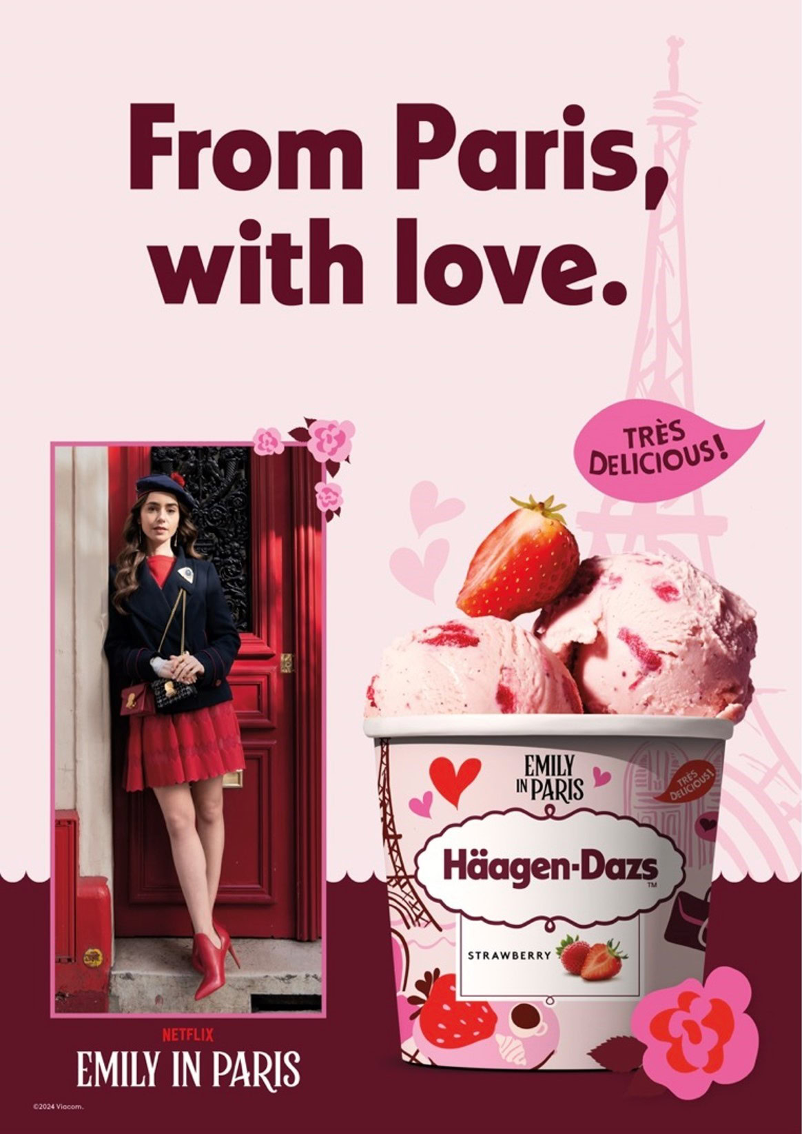 Häagen-Dazs x Emily in Paris