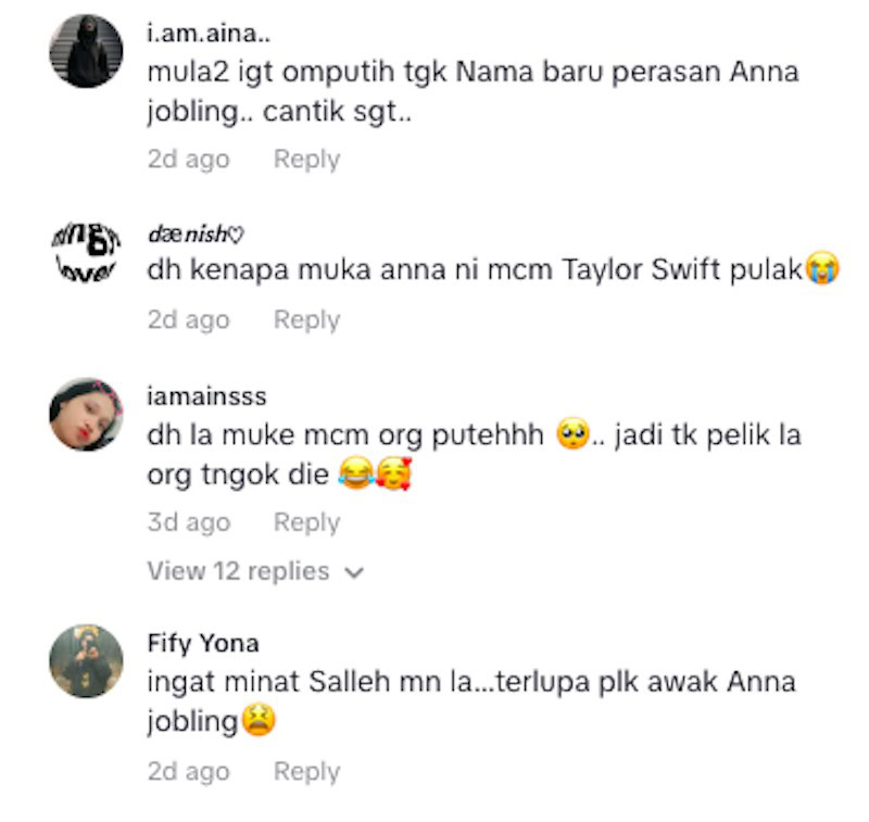 Pergi konsert, Anna Jobling seperti Taylor Swift -"Cantik, muka pun dah sama" 11