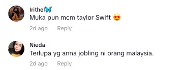 Pergi konsert, Anna Jobling seperti Taylor Swift -"Cantik, muka pun dah sama" 13