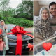 Suami hadiahkan isteri kereta