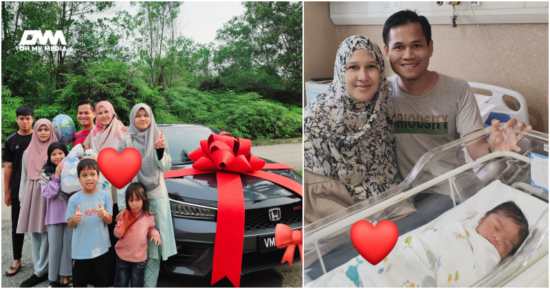 Suami hadiahkan isteri kereta