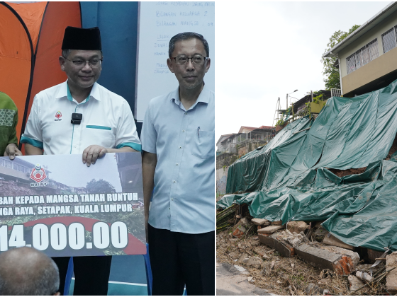 salur bantuan kewangan kepada keluarga mangsa