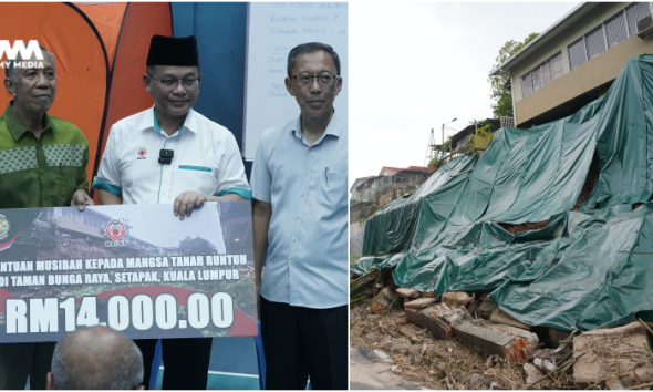 salur bantuan kewangan kepada keluarga mangsa