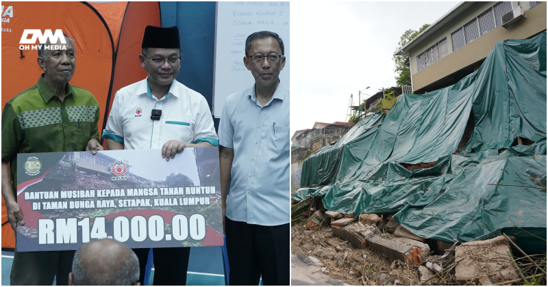 salur bantuan kewangan kepada keluarga mangsa